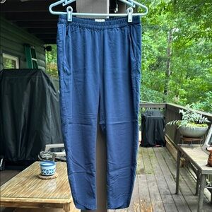 Marine Layer Blue Pants Relaxed Fit Soft Fabric